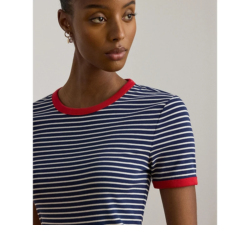 Lauren Ralph Women's Crewneck Short-Sleeve Top
