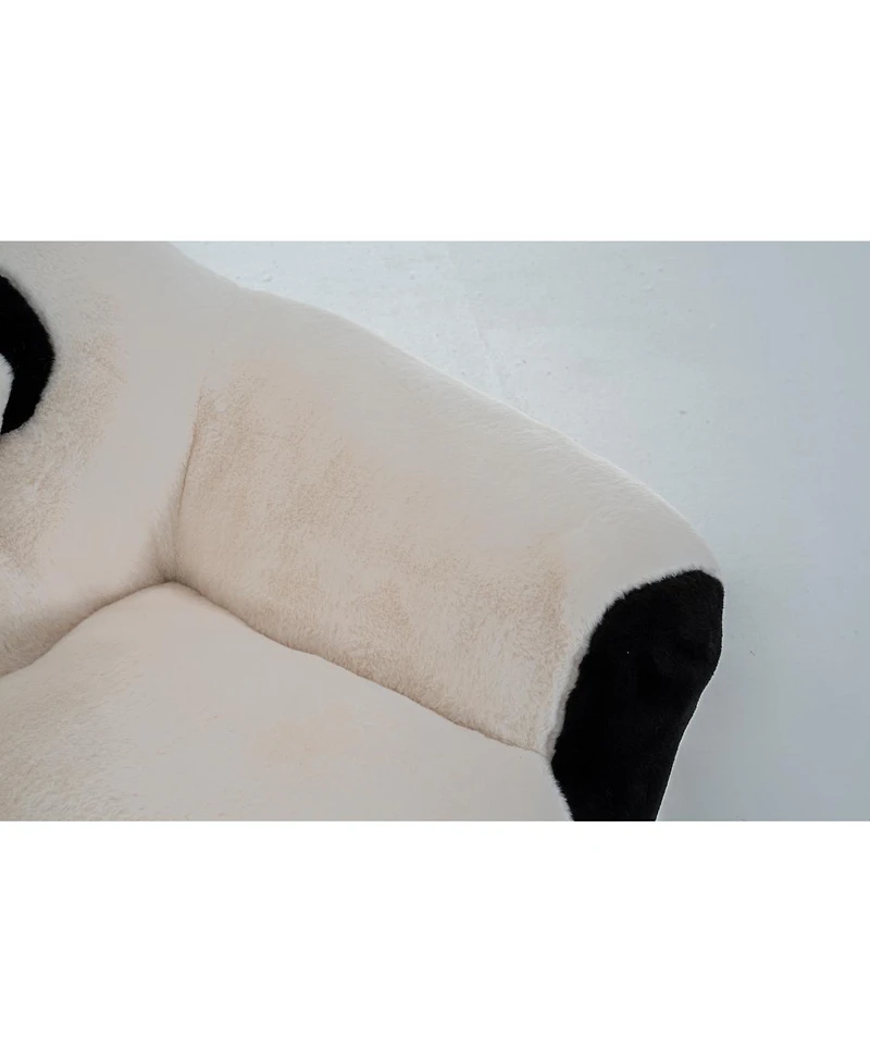 Streamdale Furniture Panda Beanbag Chair - Soft Plush, 29.65 inches
