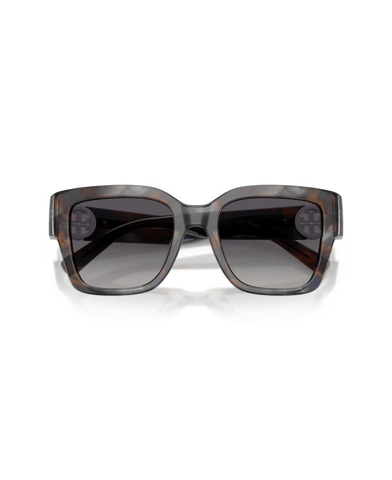 Tory Burch Women's Square Polarized Sunglasses, TY7228U