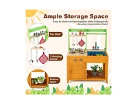 Slickblue Kids Outdoor Mud Kitchen Playset