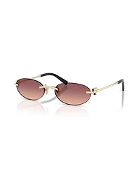 Tiffany & Co. Unisex Oval Sunglasses, TF3119D
