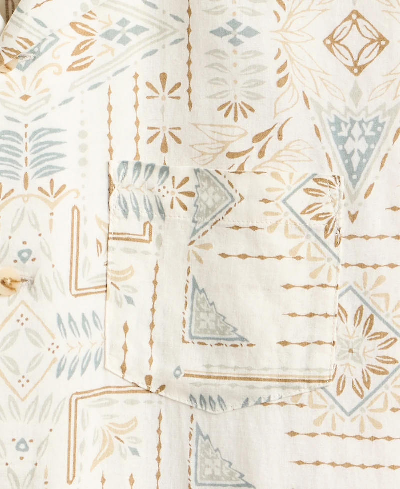 Pendleton Men's Short-Sleeve Camp-Collar Shirt