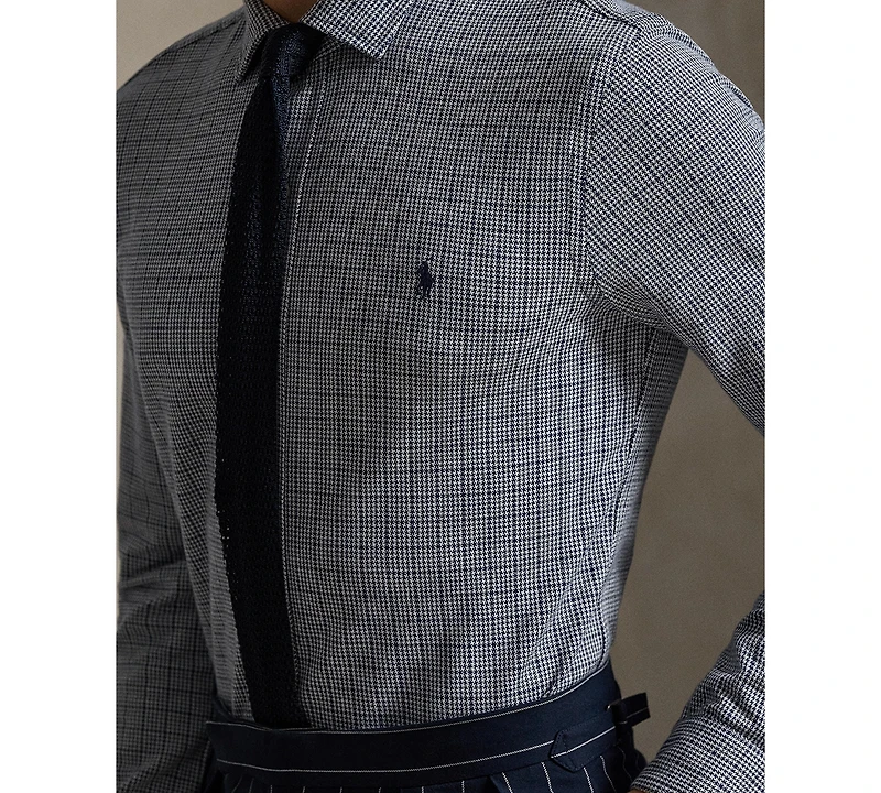 Polo Ralph Lauren Men's Glen Plaid Spread Collar Shirt