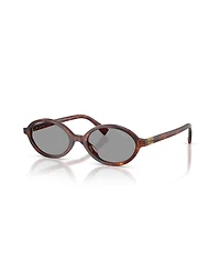 Miu Miu Women's Oval Sunglasses, Mu 04ZS
