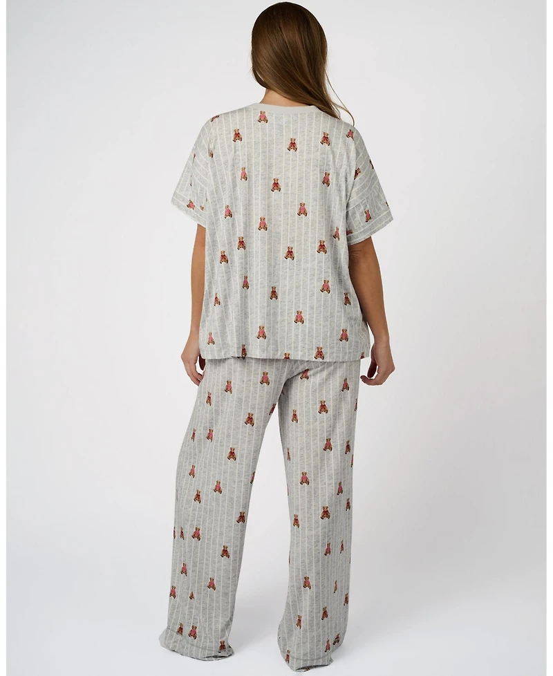 WeWoreWhat Women's Sleep Wide Leg Pant