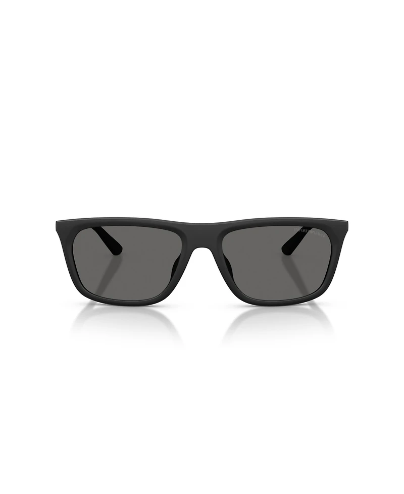 Emporio Armani Men's Rectangle Sunglasses, EA4272U