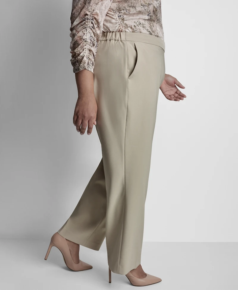 Dkny Plus Size Mid Rise Ankle Pant