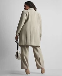 Dkny One Button Topper Pull On Elastic Back Pant