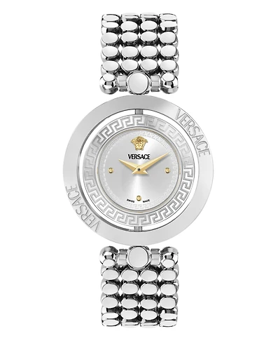 Versace Women's Eon Silver Stainless Steel Bracelet Watch