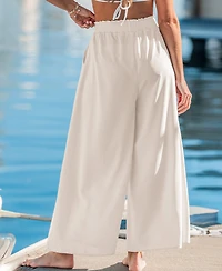 Cupshe Women's Wide Leg Pull-On Long Pants