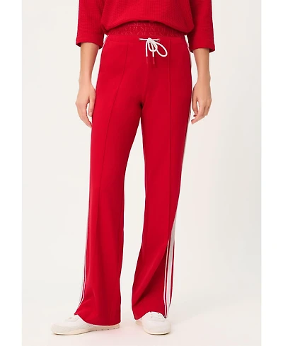 Olsen Women's Side Stripe Jersey Drawstring Pant