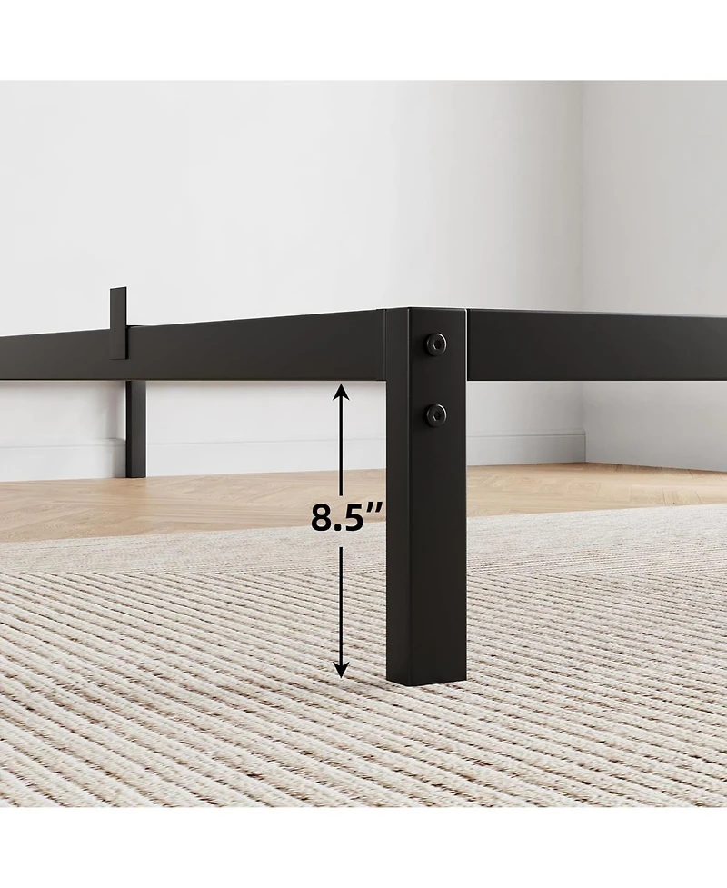gaomon Inch Bed Frame Metal Platform, Bed Frame with Ample Storage, No Box Spring Needed and Steel Slat Support