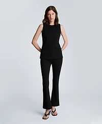 Kenneth Cole Women's Longline Crewneck Vest