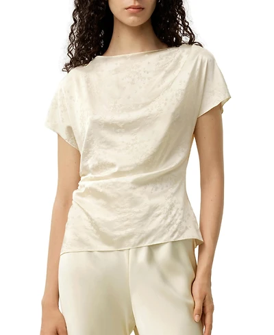 Lilysilk Women's Ying Jacquard Silk Top