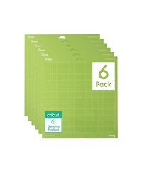 Cricut Standard Grip Adhesive Machine Cutting Mats - 12 in x 12 in, 6 Count