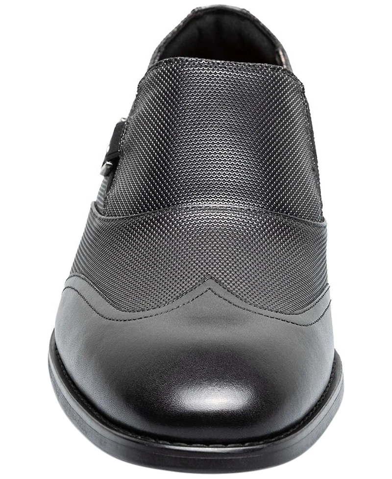 Stacy Adams Men's Lockwood Wingtip Slip-On Dress Shoes