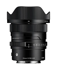 Sigma 20mm f/2 Dg Contemporary Lens for Sony E, Black