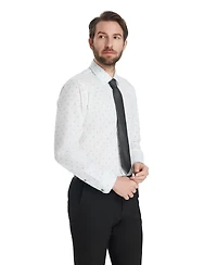 Alfani Men's Slim-Fit Geometric Pattern Dress Shirt, Macy's Exclusive