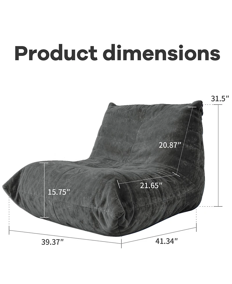 Streamdale Furniture Ergonomic Support System with Premium Chenille Fabric