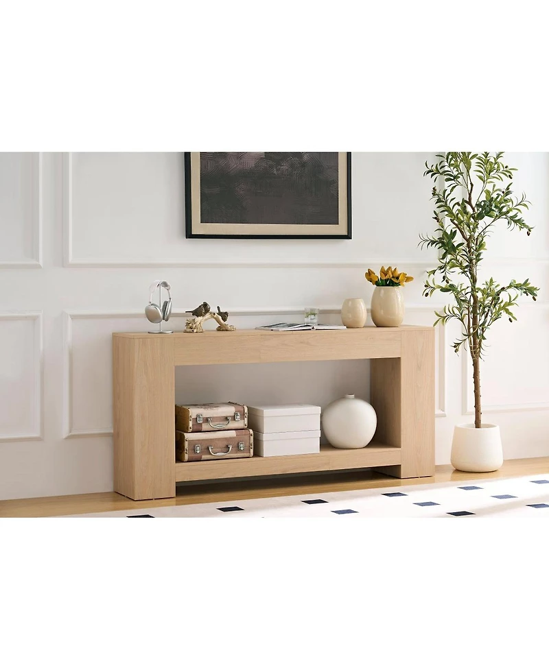 Streamdale Furniture Rustic Rectangular Wooden Coffee/Entryway Table