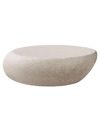 Streamdale Furniture Fiberglass Rocks Coffee Table - No Assembly Required