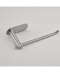 Rainsken Paper Towel Holder, Stainless Steel Wall-mounted Tissue Holder, Self-Adhesive or Drilling for Kitchen and Bathroom