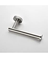 Rainsken 3 - Piece Bathroom Hardware Set, Toilet Paper Holder, Clothes Hook and Towel Rack Ring