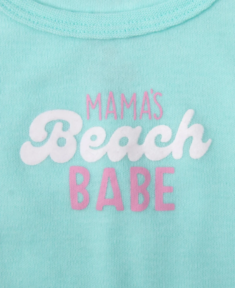 Baby Essentials Boys' Short-Sleeve Bodysuit, Shorts and Sunglasses, 3-Piece Set