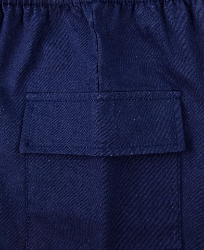 Baby Essentials Boys' Coastal Polo Twill Top and Shorts, 2-Piece Set