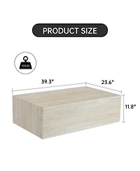 Streamdale Furniture Wood Grain Coffee Table