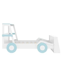 Streamdale Furniture Twin Size Car Bed with Storage Shelves, Cute Car-Shape