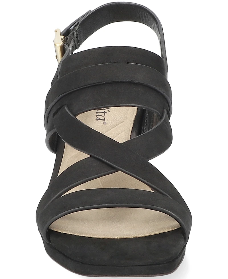 Bella Vita Women's Desoto Square Toe Sandals