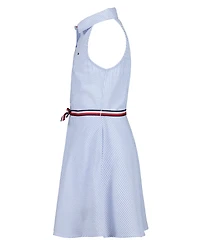 Tommy Hilfiger Girls' 7-16 Ithica Stripe Halter Dress