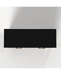 Streamdale Furniture 6-Drawer Double Dresser, Modern Storage Cabinet with Metal Handles & Solid Wood Legs