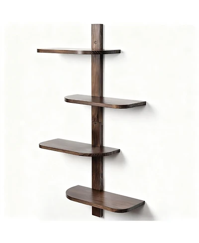 Yigii Floating Shelves - Diy Adjustable Design for Modern Home Decor