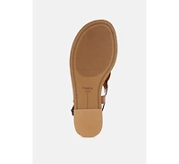 Torad Thong Toe Cut-Out Flats