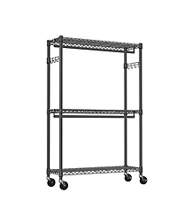 Rainsken Heavy Duty Rolling Garment Rack