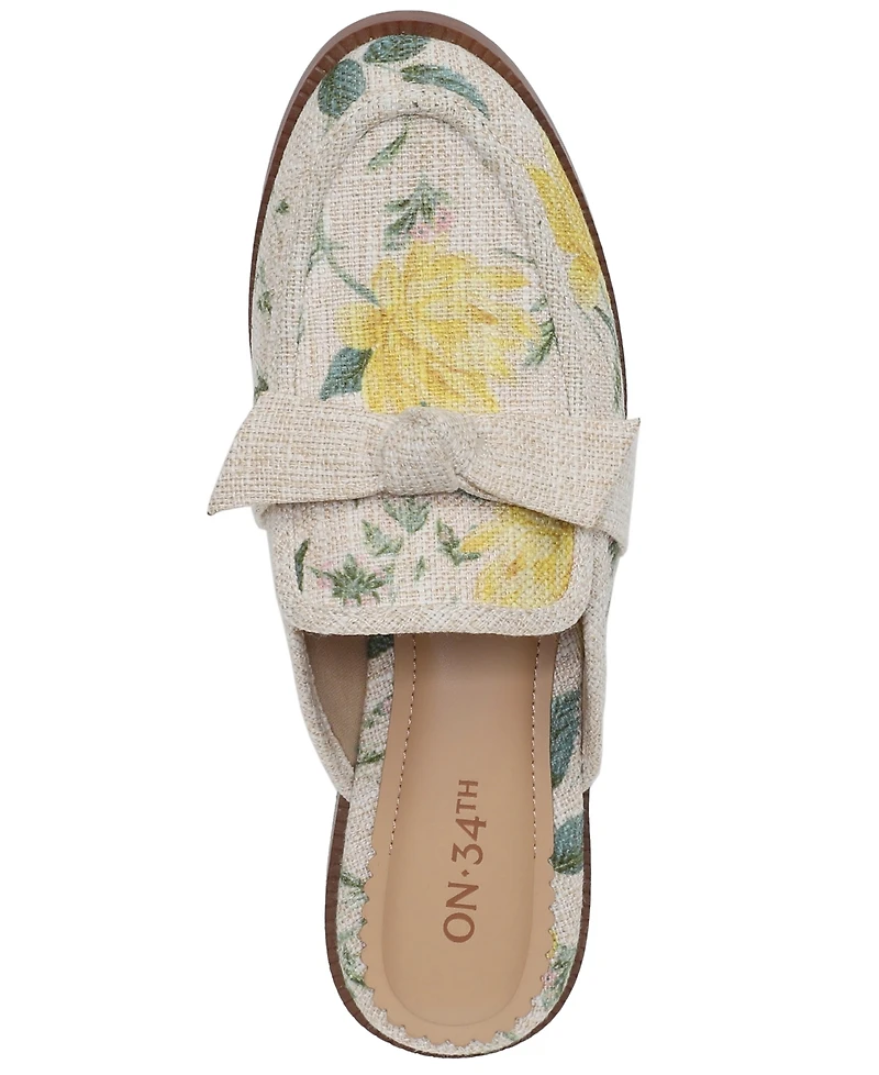 On 34th Women's Karindaa Printed Mules Flats, Macy's Exclusive
