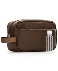 Perry Ellis Portfolio Men's Classic Pebble Textured Shave Kit Bag