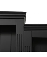 Streamdale Furniture 78.75" 3-Pc Bookcase w/ 5-Color Led Light, Retro Style