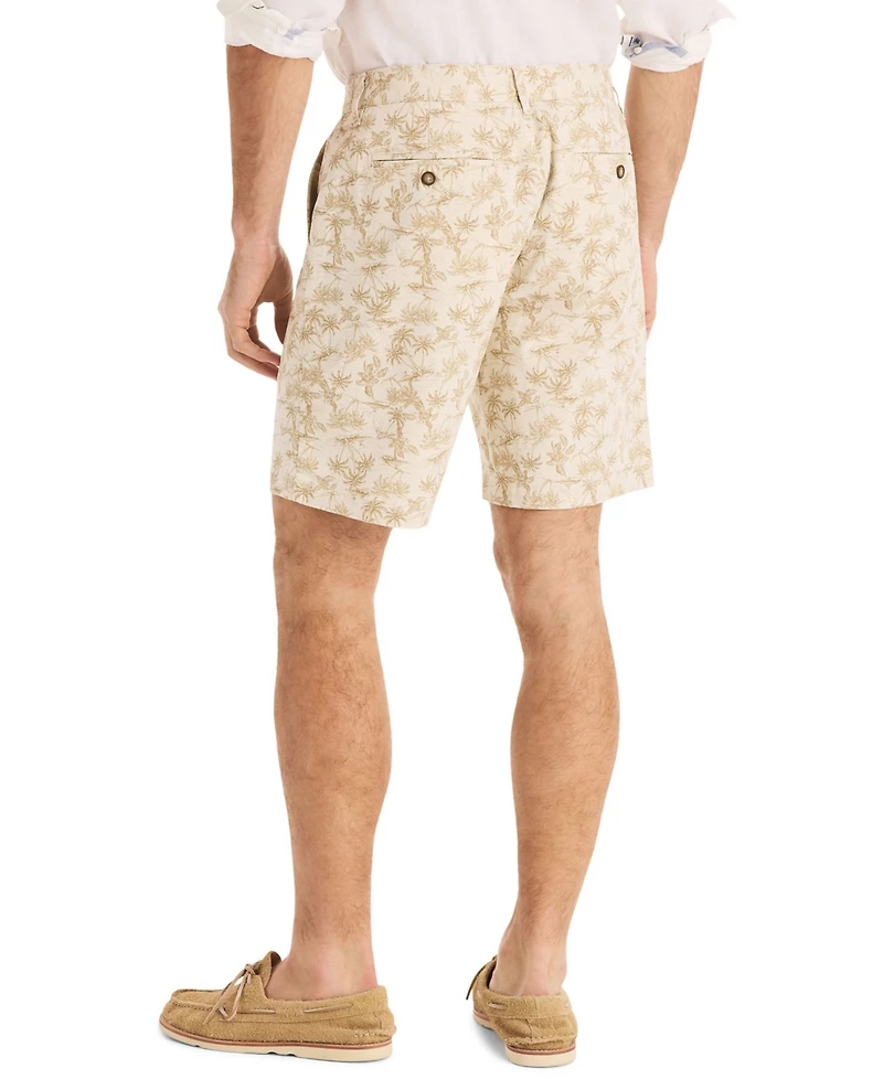 Nautica Men's Regular-Fit Printed Deck Short