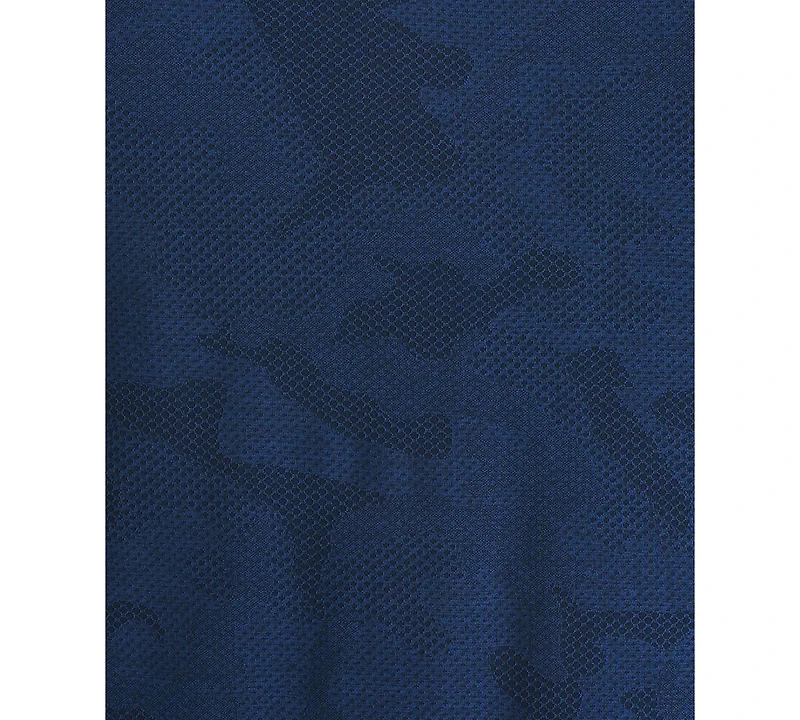 Nautica Men's Short-Sleeve Camo Jacquard Golf Polo Shirt