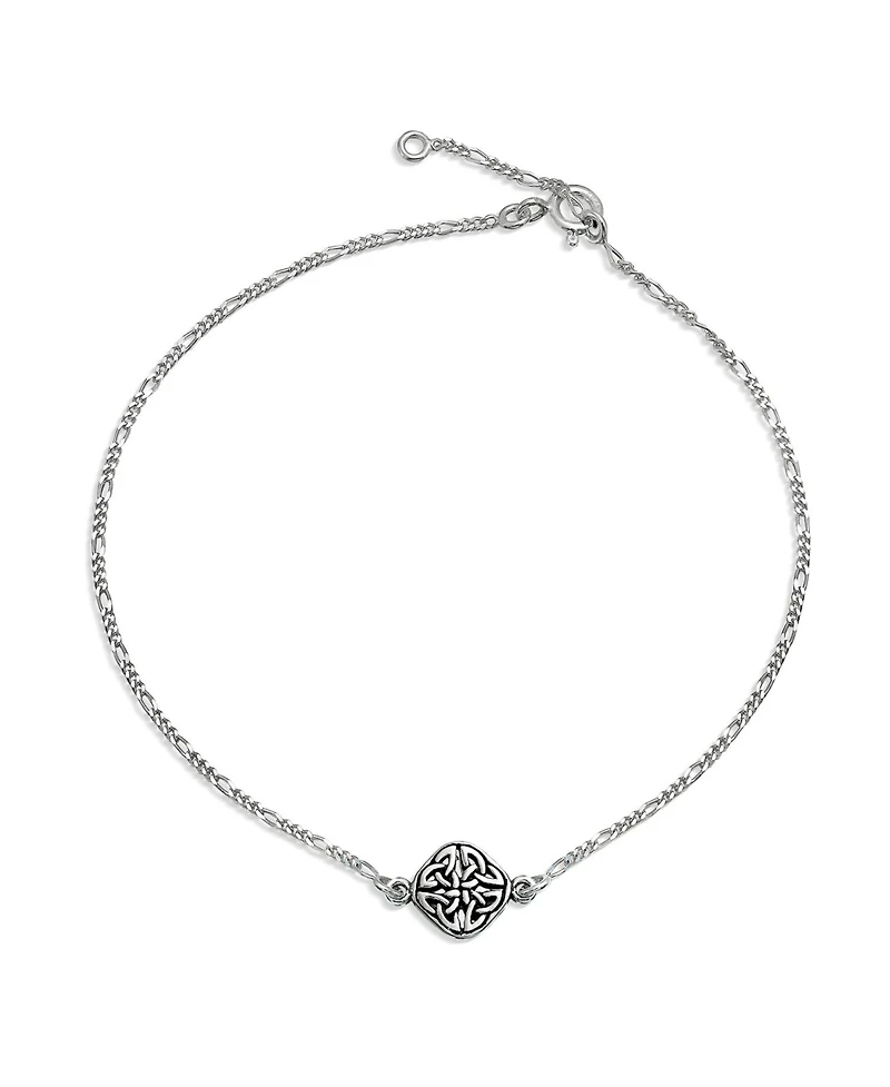 Bling Jewelry Sterling Silver Knotwork Celtic Love Knot Adjustable Anklet