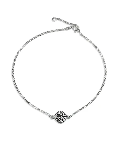 Bling Jewelry Sterling Silver Knotwork Celtic Love Knot Adjustable Anklet