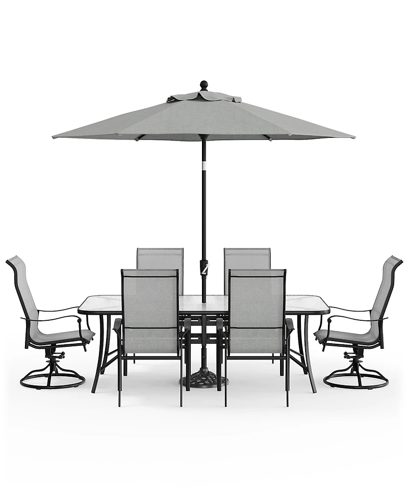 Agio Oasis -Pc. Aluminum Rust-Proof Outdoor Dining Set