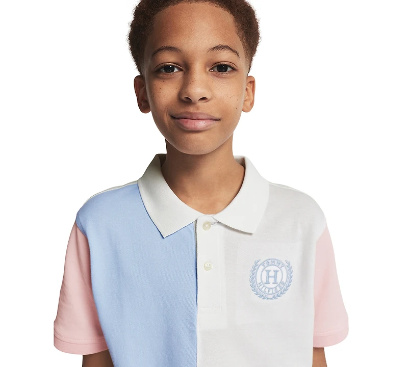 Tommy Hilfiger Boys' 8-20 Quad Pieced Polo Shirt