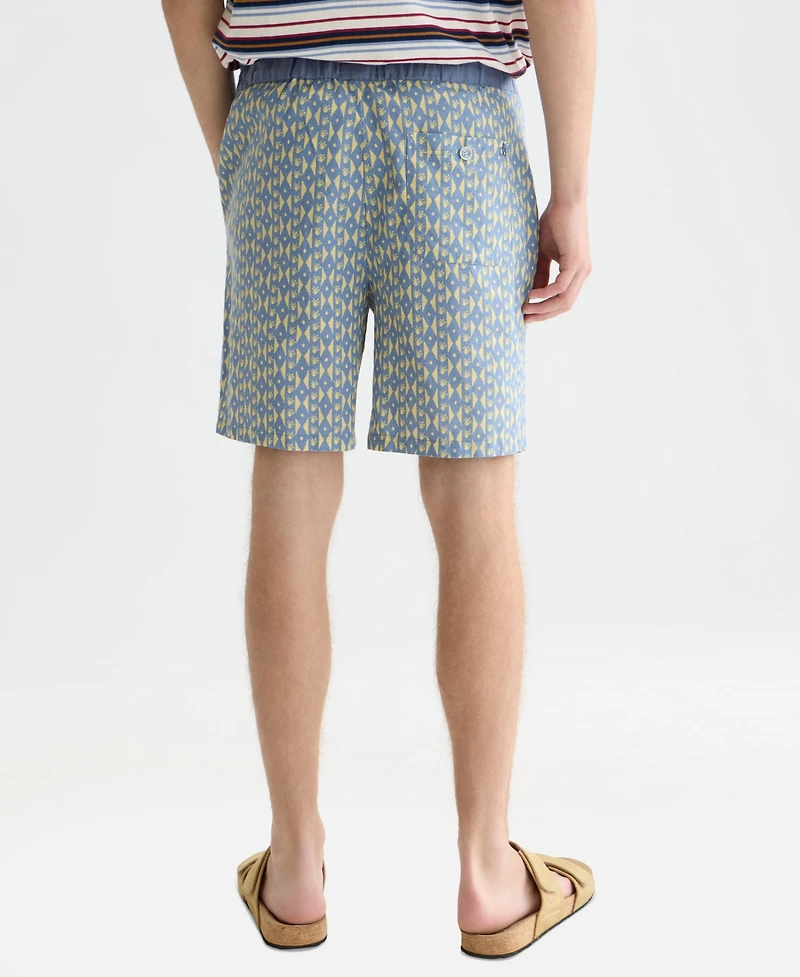 Scotch & Soda Men's Fave Printed Relaxed-Fit Bermuda Shorts