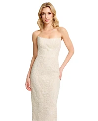 Dress the Population Women's Strapless Midi