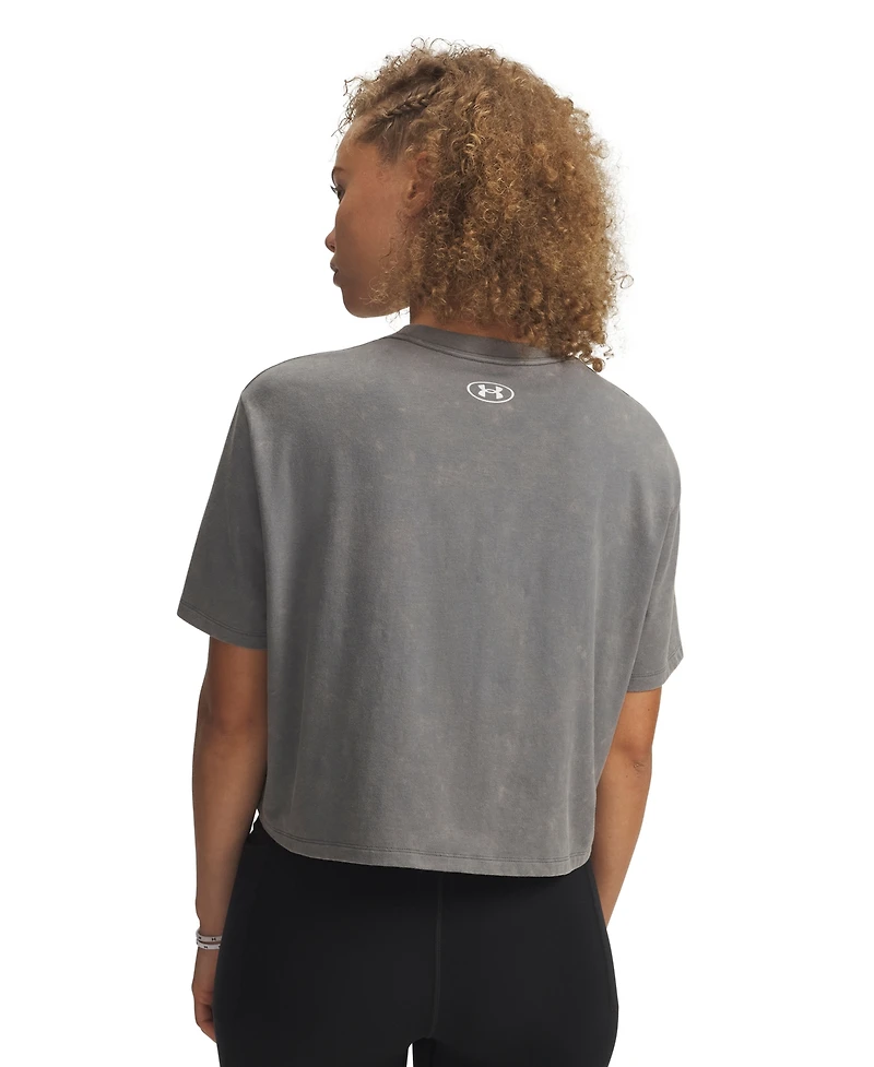 Under Armour Women's Rival Boxy Short-Sleeve T-Shirt