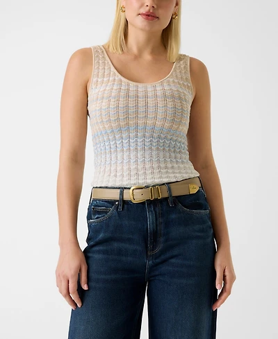 Guess Women's Sleeveless Scoop Neck Tank Top Sweater